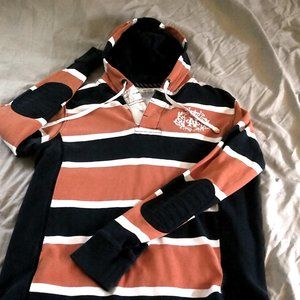Old Navy Hooded Striped Sweatshirt  Med.